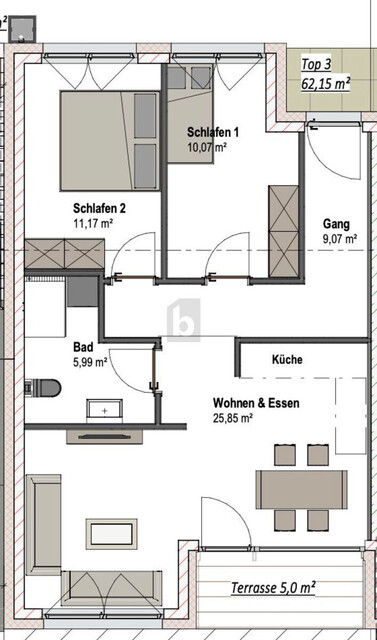 ATTRAKTIVE NEUBAU WOHNUNG IN TOP LAGE