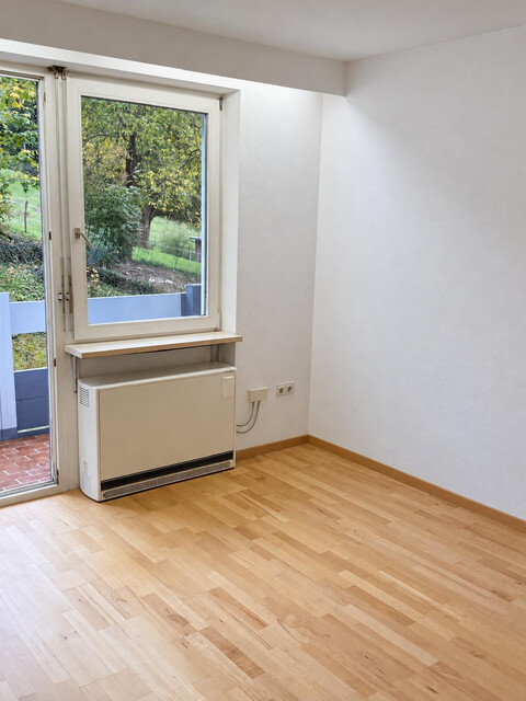 Stilvolle, frisch sanierte Gartenwohnung mit großzügiger Terrasse in ruhiger Waldrandlage – zentrumsnah in Bludenz