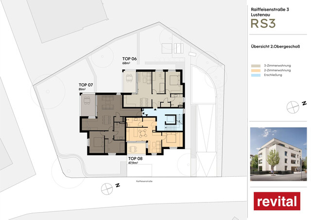 Befristeter Sonderrabatt - Zentrumsnahe & ruhige Terrassenwohnung - Spitzenlage - Top 6 - Bezugsbereit