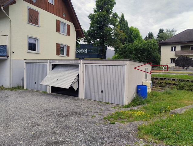 große Einzel GARAGE in Frastanz