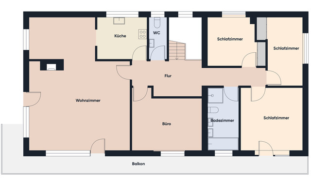 Haus im Landhausstil in ruhiger Lage mit Alpenblick