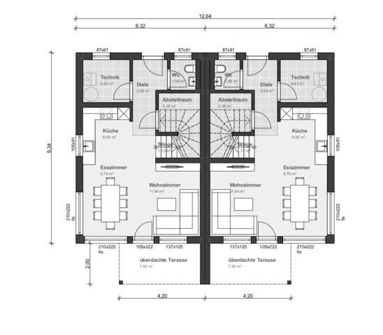 Zwei Seiten, ein Stil – Die besondere Doppelhaushälfte