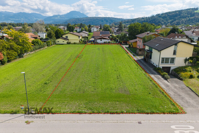 Viel Fläche, viele Möglichkeiten: 1.671 m² Grundstück in Feldkirch-Nofels