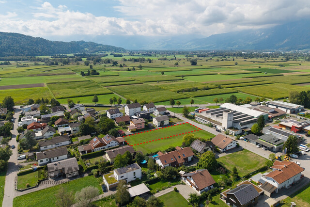Viel Fläche, viele Möglichkeiten: 1.671 m² Grundstück in Feldkirch-Nofels