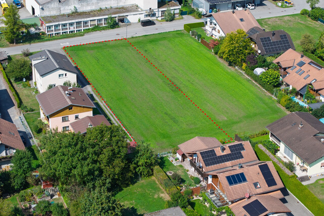 Viel Fläche, viele Möglichkeiten: 1.671 m² Grundstück in Feldkirch-Nofels