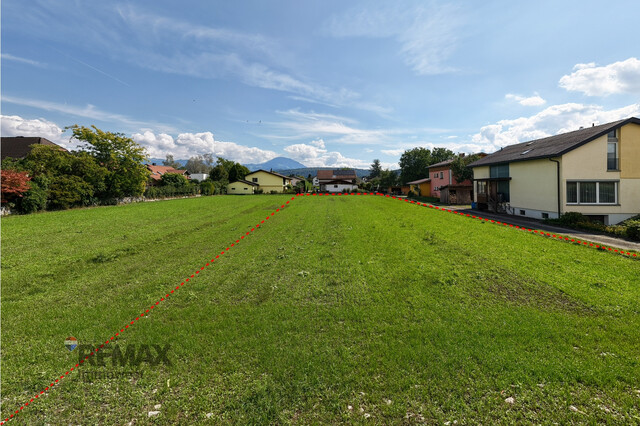 Viel Fläche, viele Möglichkeiten: 1.671 m² Grundstück in Feldkirch-Nofels