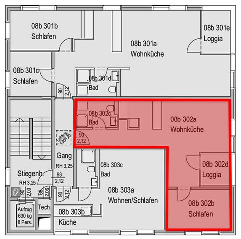 Wolfurt – 2-Zimmer-Wohnung im 3.OG