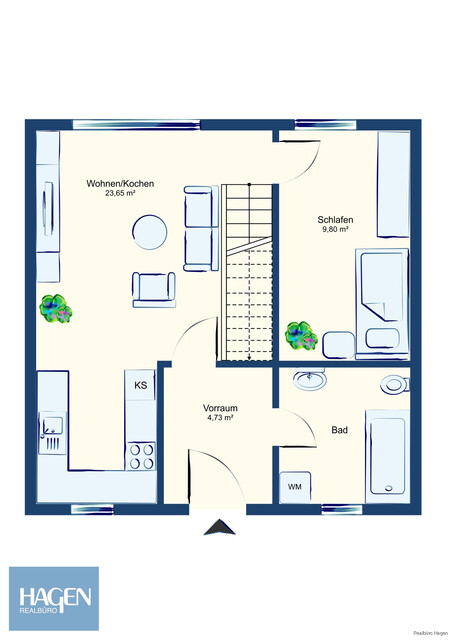 Doppelstöckige 4 Zimmerwohnung - Perfekt für Familien oder Paare!