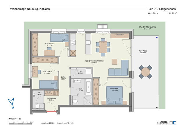 4-Zimmer-Gartenwohnung mit viel Platz zum Genießen