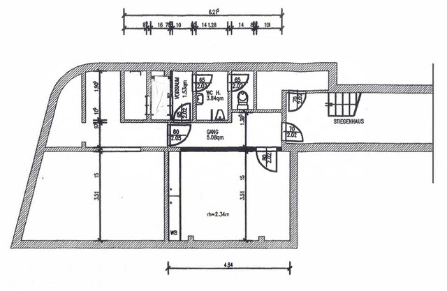Geschäftslokal EG ca. 90m² mit Schaufenster und 64m² Lagerfläche
