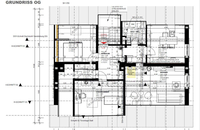 Inspirierende 3 Zimmer Dachgeschosswohnung mit 97 m² Wohnfläche zum Wohlfühlen