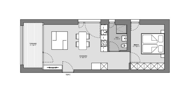 Helle 2-Zimmerwohnung mit Loggia