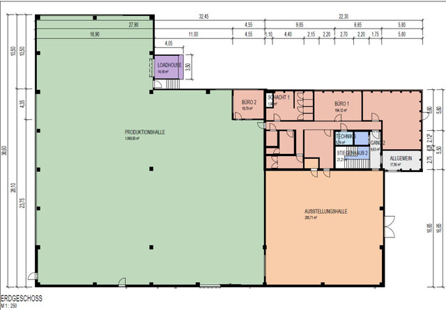 Moderne möblierte Bürofläche 220 m² - nachhaltiger Gewerbebau R2 - Industriepark Runa in Feldkirch-Altenstadt