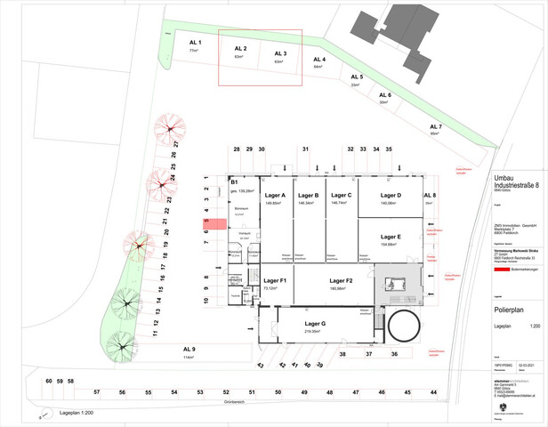 Kleine Büroflächen in Götzis von 13 - 35 m² zu MIETEN