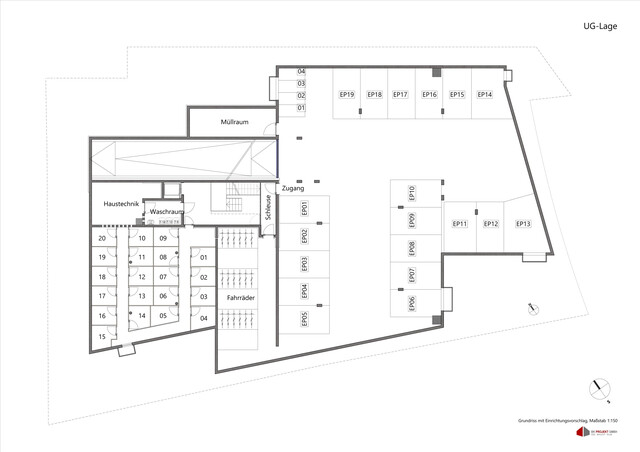 Moderne Architektur: 3-Zimmerwohnung mit Balkon, PROVISIONSFREI