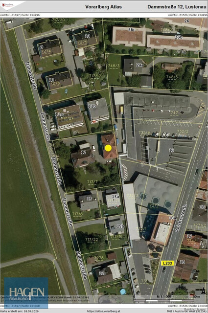 Gewerbefläche mit ca. 130 m² in Lustenau, Dammstraße zu vermieten!