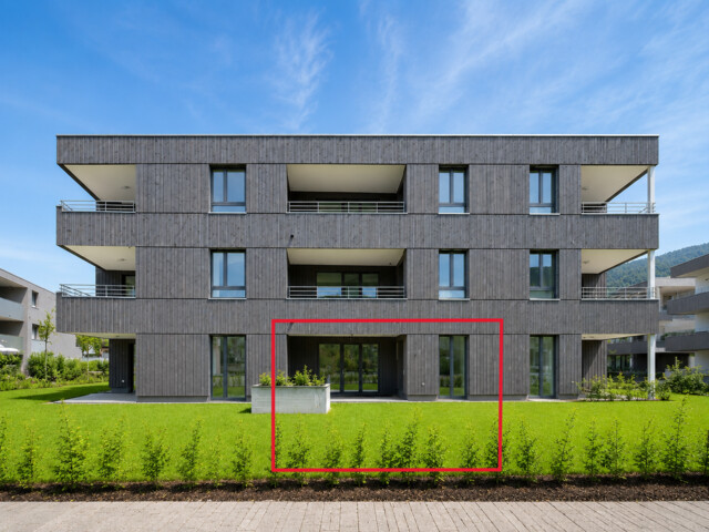 2-Zimmer-Garten-Neubau-Mietwohnung