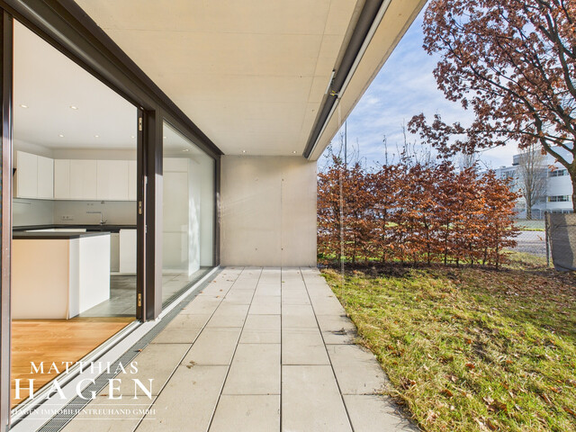 Wohnen nahe dem Bodensee: Moderne 3-Zimmer-Gartenwohnung mit Terrasse
