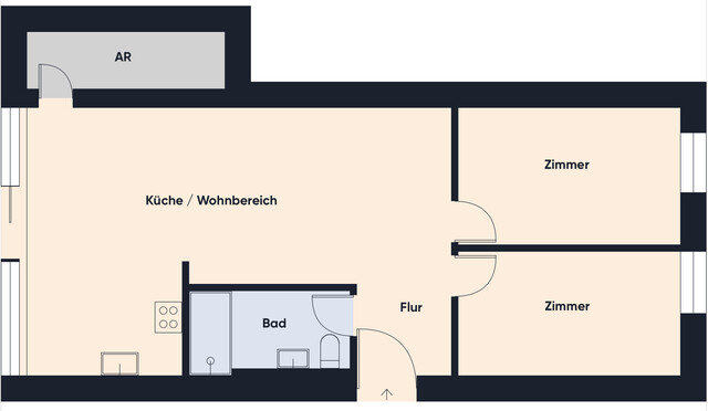 Wohnen nahe dem Bodensee: Moderne 3-Zimmer-Gartenwohnung mit Terrasse