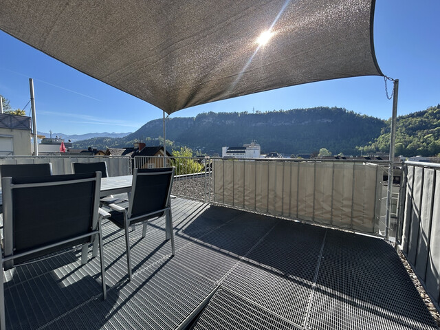 2 Zimmer-Wohnung  |  Toplage  |  große Terrasse  |  saniert