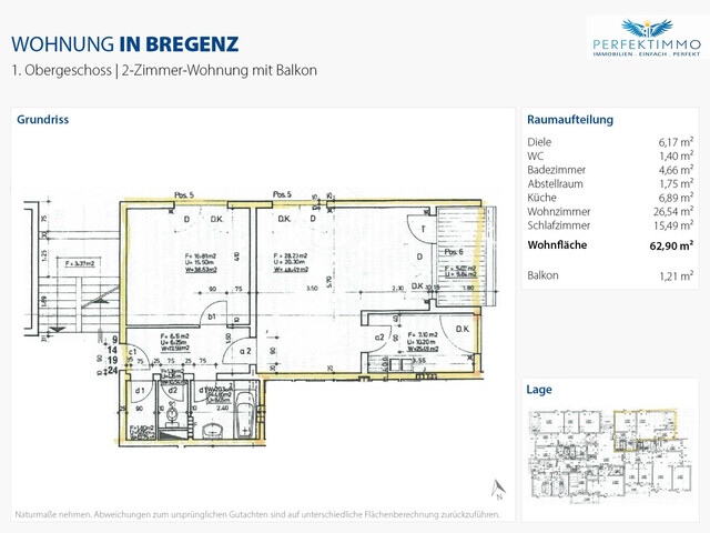 Attraktive 2-Zimmer-Anlegerwohnung in Bregenz