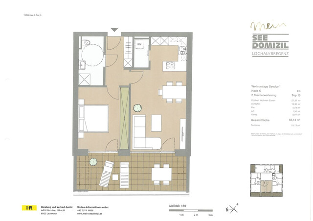 🏡 Modern wohnen in Seenähe – wunderschöne 2-Zimmer-Wohnung in Lochau