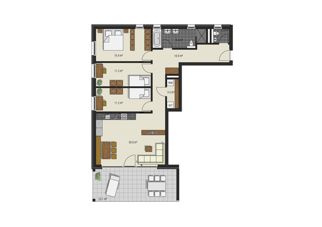 Wohnen mit herrlichem Ausblick - traumhafte 4-Zimmer-Wohnung (Top 08) in Röthis