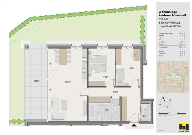 3-Zimmer-Gartenwohnung
