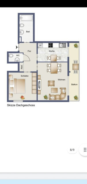 2-Zimmer-Wohnung mit Balkon und Abstellplatz in Dornbirn