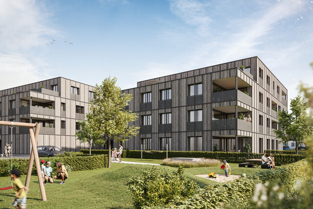 Familienhit: Große 4 Zimmer Wohnung mit großem Garten im Klosterquartier Lauterach bei Bregenz