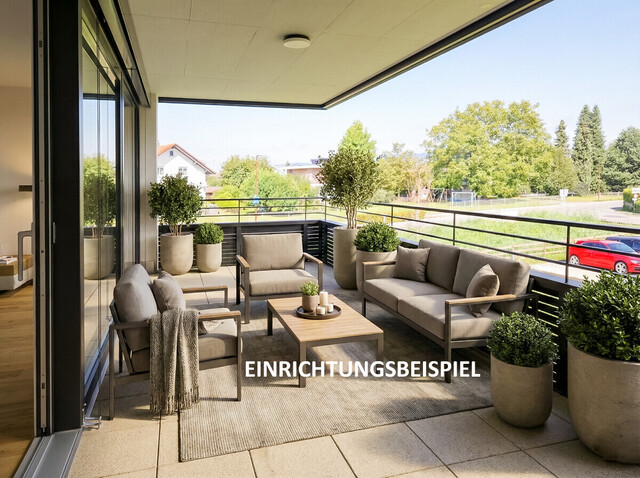 Exklusive Neubauwohnung: 3 Zimmer, hochwertige Ausstattung & große Süd-Ost-Terrasse