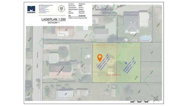 GRUNDSTÜCK A (479 m²) HOHENEMS-ERLACH