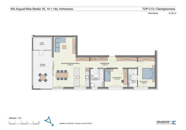 Neubau! 3-Zi-Wohnung in Hohenems zu vermieten! - C13