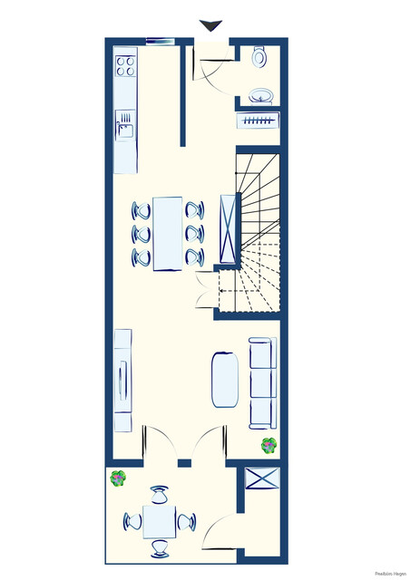 Reihenhaus - bei € 70.000,- Eigenmittel 
schon ab € 1.640,- mtl. möglich