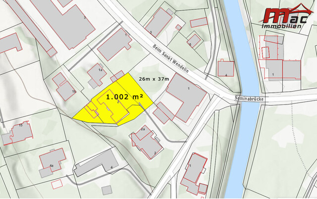 Exklusives Baugrundstück mit viel Potenzial in Zentrumsnähe