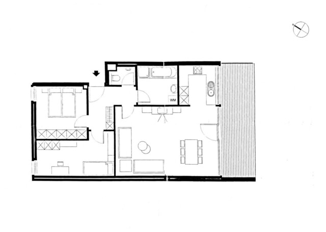 Tolle 3-Zimmer-Terrassenwohnung in Mäder