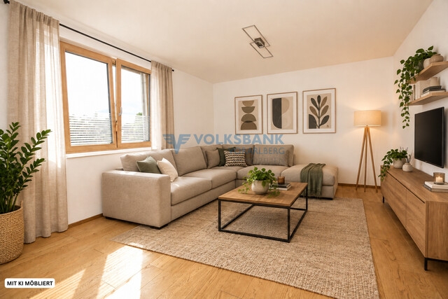Stylische und durchdachte 3-Zimmerwohnung im Zentrum von Bludesch!