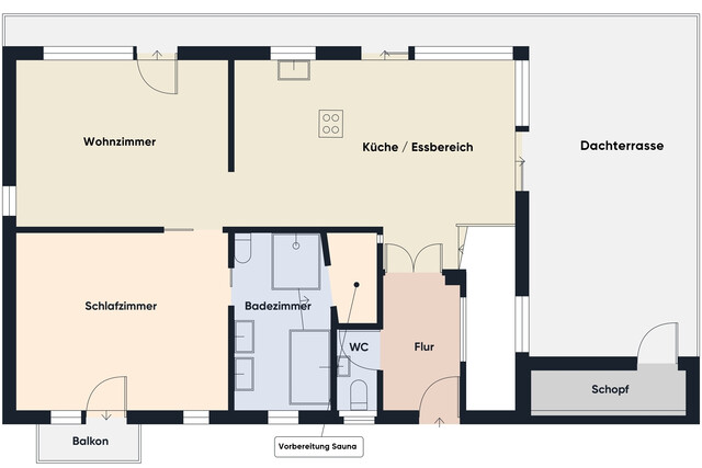 Natur trifft Eleganz – Stilvolles Penthouse in Ruhelage