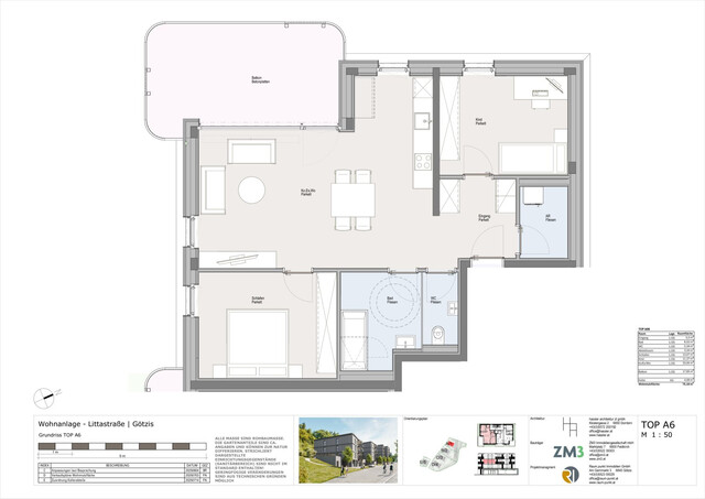 3-Zimmer-Terrassenwohnung in Götzis - Top A6