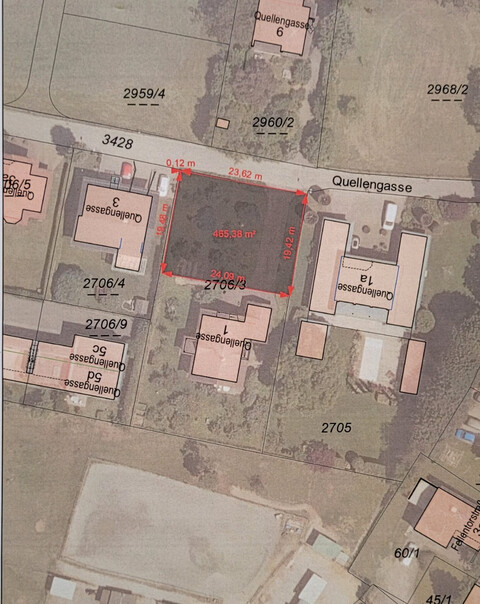 Helles Baugrundstück an Toplage – neu vermessen - voll erschlossen