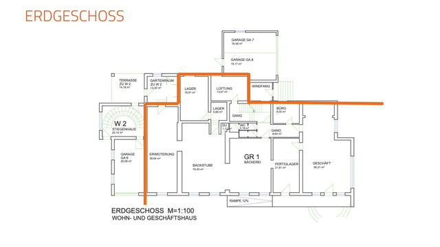 nur 2.465€/m2 Nutzfläche | Hard | Investitionspotential in gefragter Lage: Wohn- und Geschäftsgebäude mit 5 Einheiten