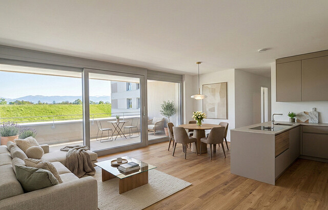 Bezugsbereit: Wohnen fast am See - 3-Zimmer Wohnung mit Terrasse (Top A06)