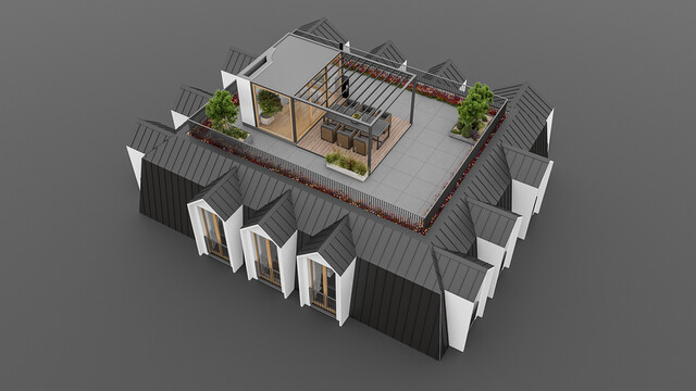 Wohnung mit ca. 149 m² und ca. 80 m² Dachterrasse mit Seesicht bis nach Lindau - Baustart Anfang 2027!