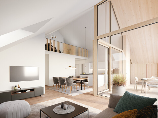 3,5-Zimmer-Dachgeschosswohnung W06/ Miete Erstbezug