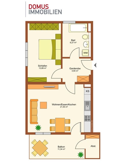 Götzis - Tolle 2-Zimmerwohnung mit Balkon