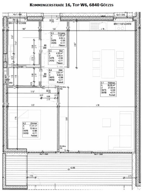 Moderne 2-Zimmerwohnung mit Terasse in Götzis zu vermieten!