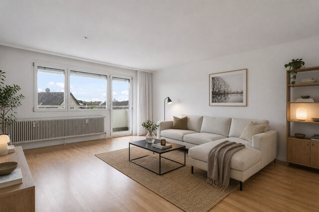 Lustenau: Ankommen und wohlfühlen – 3,5 Zimmer mit Balkon und Freiraum