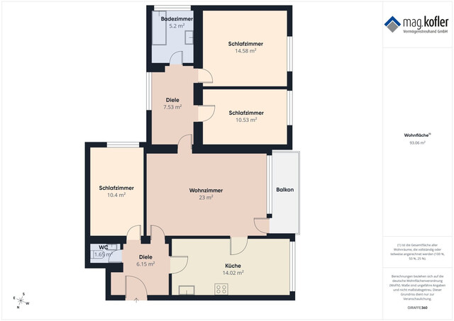 Großzügige 4-Zimmer-Wohnung mit Berglick in Feldkirch