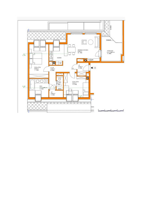Moderne 3-Zi-Wohnung mit Terrasse und Klimanalage – 88m², Top Lage!