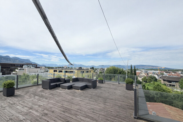 3 Zimmer-Penthouse  |  132 m² Dachterrasse  |  Dornbirn Zentrum